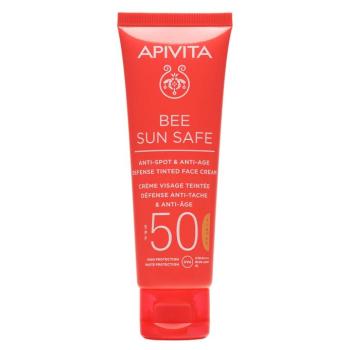 APIVITA BEE SUN SAFE Színezett arckrém ráncok és pigmentfolt ellen SPF50 (50ml) kép