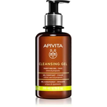 Apivita Cleansing Gel for Oily Skin tisztító gél kombinált és zsíros bőrre 200 ml kép