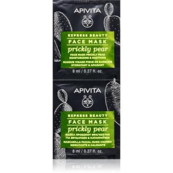Apivita Express Beauty Moisturizing Face Mask Prickly Pear nyugtató arcmaszk hidratáló hatással 2x8 ml kép