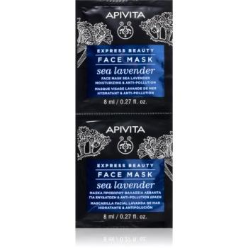 Apivita Express Beauty Moisturizing Face Mask Sea Lavender arcmaszk hidratáló hatással 2x8 ml kép