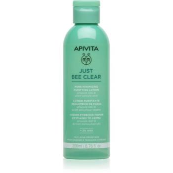 Apivita Just Bee Clear Pore Minimizing Lotion pórusösszehúzó ápolás a fekete pontok ellen 200 ml kép