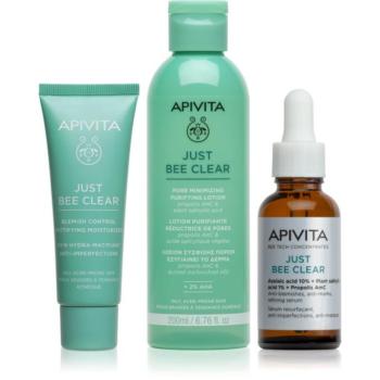 Apivita Just Bee Clear szett az aknéra hajlamos zsíros bőrre kép