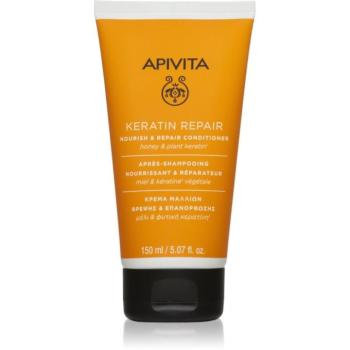 Apivita Keratin Repair Nourish Repair Conditioner keratinos regeneráló kondicionáló száraz és sérült hajra 150 ml kép