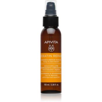 Apivita Keratin Repair Nourish Repair Hair Oil hajolaj száraz és sérült hajra 100 ml kép