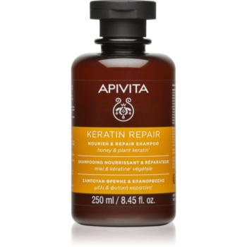 Apivita Keratin Repair Nourish Repair Shampoo tisztító sampon 250 ml kép