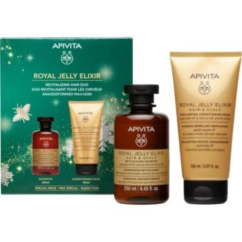 Apivita Royal Jelly Elixir Revitalizing Hair Duo karácsonyi ajándékszett revitalizáló hatású