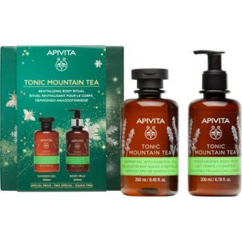 Apivita Tonic Mountain Tea Revitalizing Body Ritual karácsonyi ajándékszett a bőr regenerációjára kép