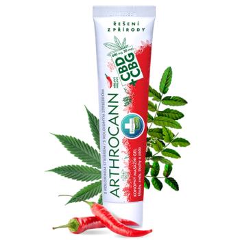ARTHROCANN CBD + CBG melegítő kenderes masszázsgél kolloid ezüsttel - 75 ml - Annabis kép
