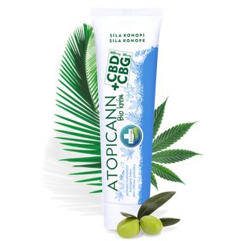 ATOPICANN CBD + CBG BIO kenderkrém atópiára hajlamos és pikkelysömörös bőrre - 100 ml - Annabis kép