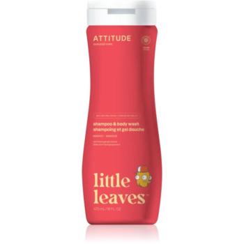 Attitude Little Leaves Mango gyermek tisztító gél és sampon a mangó illatával 473 ml kép