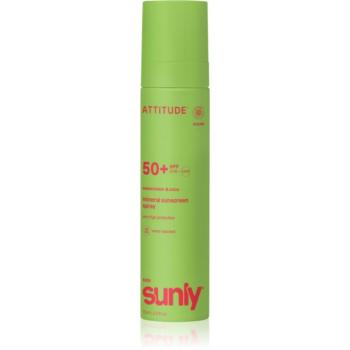 Attitude Sunly Kids Watermelon & Coco ásványi napozó spray SPF 50+ gyermekeknek 75 ml kép