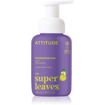 Attitude Super Leaves Kids folyékony szappan a vanília és a körte illatával 295 ml kép