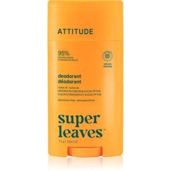 Attitude Super Leaves Natural Deodorant dezodor Orange Blossom & Eucalyptus 75 g kép