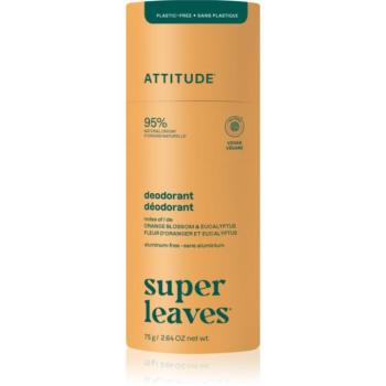 Attitude Super Leaves Natural Deodorant természetes szilárd dezodor alumíniummentes Orange Blossom & Eucalyptus 75 g kép