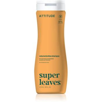 Attitude Super Leaves Volume & Shine sampon dús és fényes hajért szójaprotein és vörös áfonya 473 ml kép
