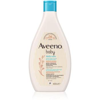 Aveeno Baby Daily Care tusoló- és fürdőgél gyermekeknek 400 ml kép