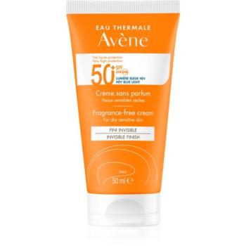 Avène Sun Fragrance-Free Cream napozó krém parfümmentes SPF 50+ 50 ml kép