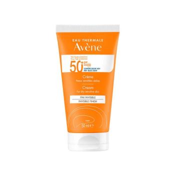 AVÈNE Suncare Napvédő arckrém száraz, érzékeny bőrre SPF50+ (50ml) kép