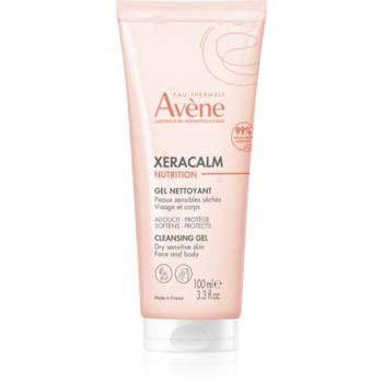 Avène XeraCalm Nutrition Cleansing Gel gyengéd tisztító gél száraz és érzékeny bőrre 100 ml kép