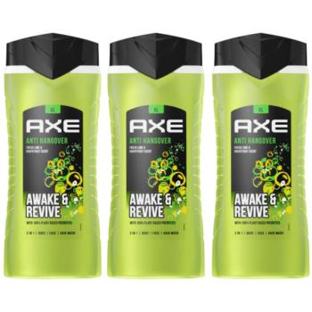 Axe Anti Hangover tusfürdő, 3x400 ml kép