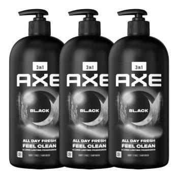 Axe Black tusfürdő, 3x900 ml kép
