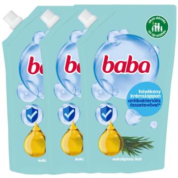 Baba antibakteriális folyékony Szappan Utántöltő Eukaliptusz 3x500ml kép