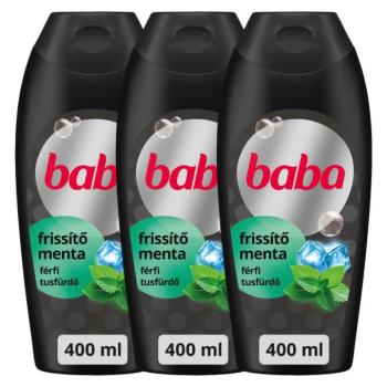 Baba férfi Tusfürdő Menta 3x400ml kép