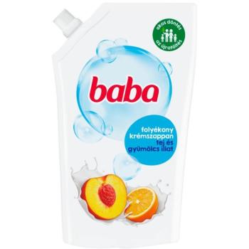 BABA tej és gyümölcsös folyékony szappan utántöltő, 500 ml kép