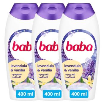 Baba Tusfürdő Levendula és Vanília 3x400ml kép