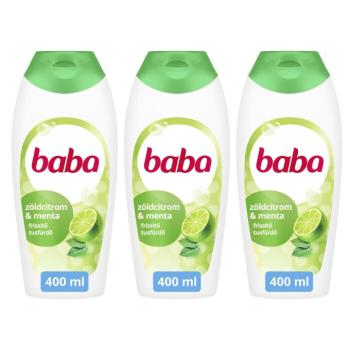 Baba Tusfürdő Zöldcitrom 3x400ml kép