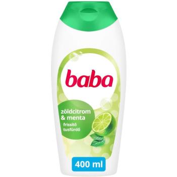 BABA zöldcitrom és mentás tusfürdő 400 ml kép