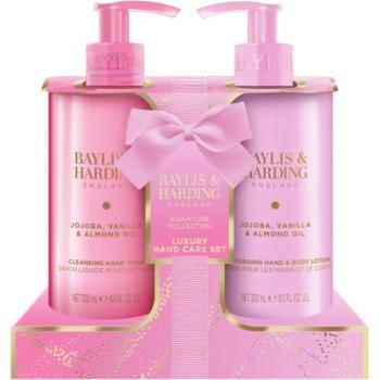 Baylis & Harding Jojoba, Vanilla & Almond Oil ajándékszett kézre kép