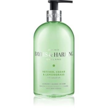 Baylis & Harding Vetiver, Cedar & Lemongrass Anti-Bacterial folyékony szappan 500 ml kép