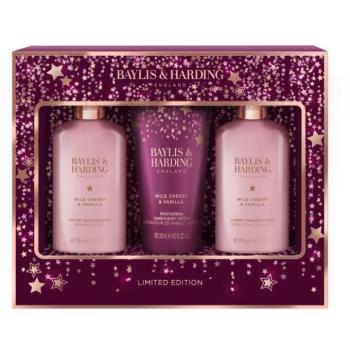Baylis & Harding Wild Cherry & Vanilla ajándékszett fürdőbe kép