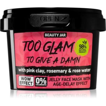 Beauty Jar Too Glam To Give A Damn zselés arcmaszk a bőröregedés első jeleinek eltüntetésére 120 g kép