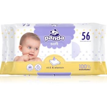 BELLA Baby Happy Panda nedves törlőkendő gyerekeknek 56 db kép