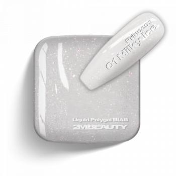 BIAB - Princess - 01 Milky Ice - HEMA Mentes Ecsetes Építőzselé (13 ml) kép
