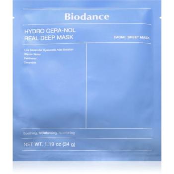Biodance Hydro Cera-nol Real Deep Mask hidratáló arcmaszk nyugtató hatással 34 g kép