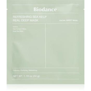 Biodance Refreshing Sea Kelp Real Deep Mask intenzív hidrogélmaszk alga kivonatokkal 1 db kép