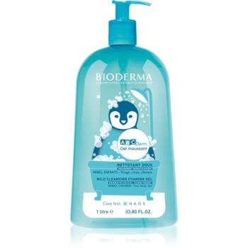 Bioderma ABC Derm Mild Cleansing Foaming Gel tusfürdő gél gyermekeknek 1000 ml kép