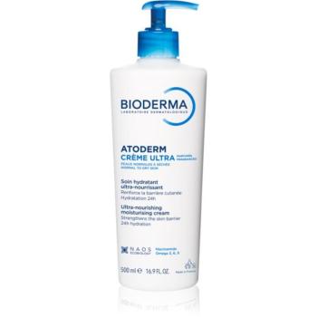 Bioderma Atoderm Créme Ultra tápláló testápoló krém normál és száraz érzékeny bőrre illatosított 500 ml kép