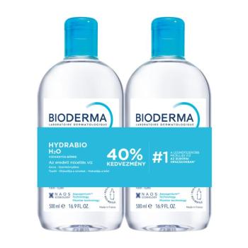 BIODERMA Hydrabio H2O micellás arc- és sminklemosó oldat duopack (500ml+500ml) kép