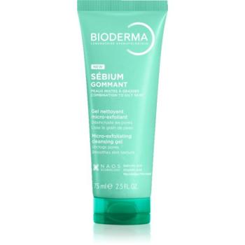 Bioderma Sébium Exfoliating Purifying Gel tisztító peeling kombinált és zsíros bőrre 75 ml kép