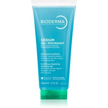 Bioderma Sébium Gel Moussant tisztító gél kombinált és zsíros bőrre 200 ml kép