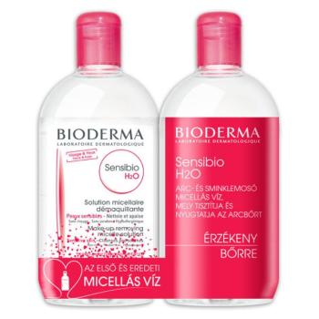 BIODERMA Sensibio H2O micellás víz DUOPACK (500ml+500ml) kép