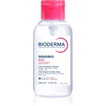 Bioderma Sensibio H2O micellás víz érzékeny bőrre adagolóval 500 ml kép
