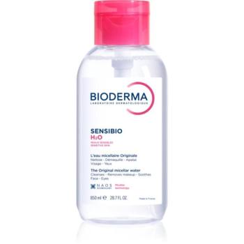 Bioderma Sensibio H2O micellás víz érzékeny bőrre adagolóval 850 ml kép