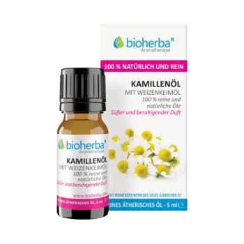 Bioherba 100% tiszta és természetes kamillaolaj búzacsíraolajjal – 5 ml kép
