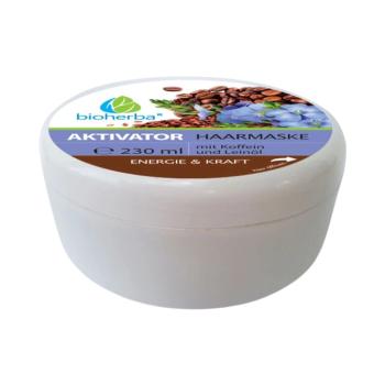 Bioherba Aktivátor hajmaszk koffeinnel és lenolajjal – 230 ml kép