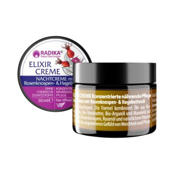 Bioherba Elixír éjszakai krém rózsabimbóval és csipkebogyóolajjal - 50 ml kép